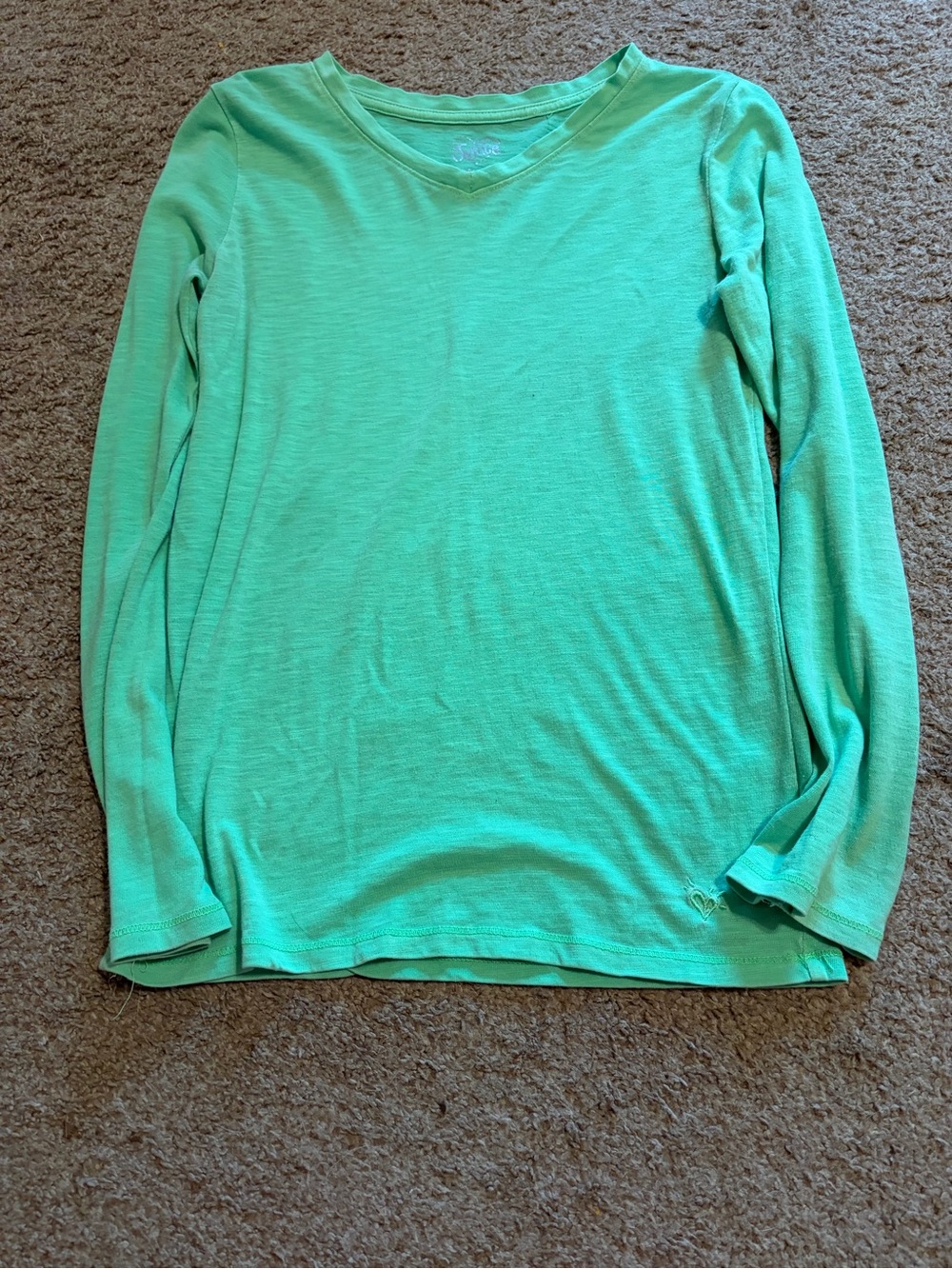 Justice Mint Green Girls' V-Neck Top